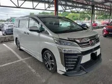 2018 Toyota Vellfire 2.5 ZG MPV