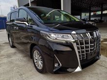 2018 Toyota Alphard 3.5 MPV GF Sunroof DIM Pre Crash 4 Camera LKA Unreg Sale Offer