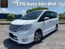 NISSAN SERENA 2.0L (A) PREMIUM/S-HYBRID/ANDROID PLAYER/ROOF MONITOR/FULL LEAHTER/REVERSE CAMERA/FAST LOAN