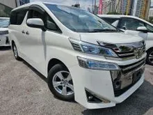 2020 Toyota Vellfire 2.5 X 8 SEATER ORI 27K KM KL AP UNREG