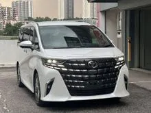 (GRADE 5A) 2024 TOYOTA ALPHARD 2.5L Z *SPARE TYRE / PRICE ALRD INCLUDE DUTY & AP / FREE 6 YEARS WARRANTY OPEN PANEL
