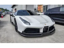 2017 Ferrari 488 3.9 GTB, Yellow Brake Calipers, Carbon fiber steering wheels + LEDS, Fi Exhaust, 20 inch forged diamond rims, Carbon LIPS