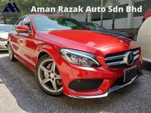 2014 Mercedes-Benz C200 2.0 AMG HUD PB RED UNREG