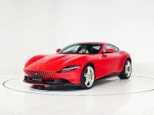 2022 UNREGISTER Ferrari Roma 3.9 Coupe F1 DCT Magneride shock absorber system, 20-inch forged chrome finish sports wheels (Incoming) Open for booking