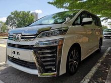 FULL LEATHER / PILOT SEAT **2018 Toyota Vellfire 2.5 Z G Edition MPV