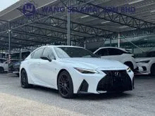 UNREG 2021 Lexus IS300 2.0 F-Sport Mode Black / Sunroof / Red Interior / Low Mileage / Tip Top Condition