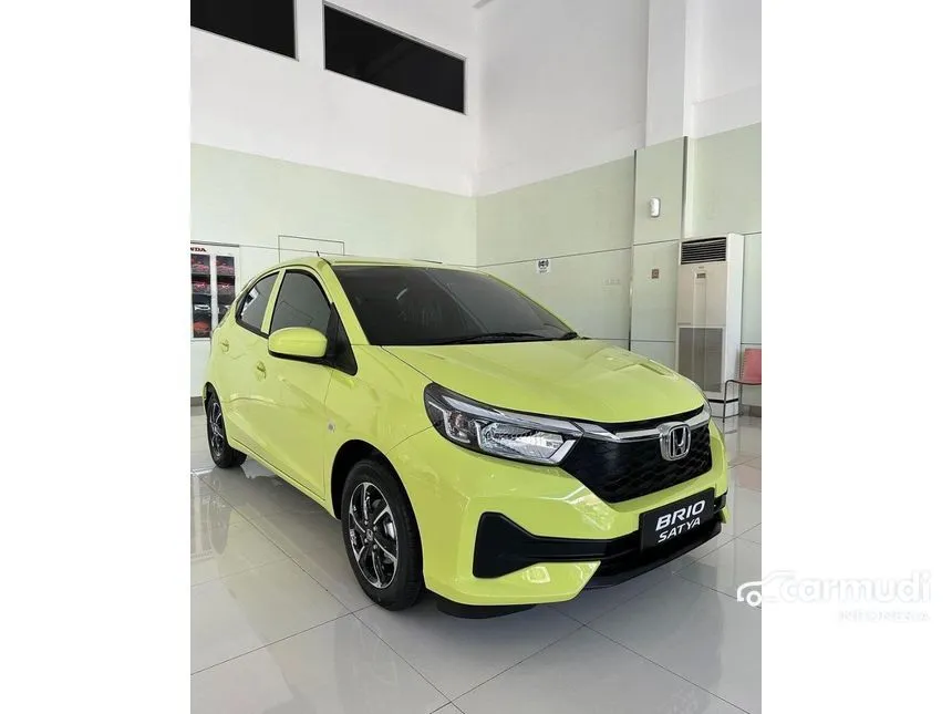Jual Mobil Honda Brio 2024 E Satya 1.2 di DKI Jakarta Automatic Hatchback Kuning Rp 185.000.000