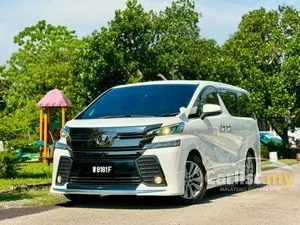 2017 Toyota Vellfire 2.5 Z Golden Eyes MPV