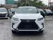Recon 2018 Lexus RX300 2.0 F Sport Sunroof Red Leather 4CAM HUD LDA BSM - Cars for sale