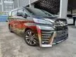 Recon PROMO 2018 Toyota Vellfire 2.5 ZG FULL SPEC JBL 4CAM BSM DIM CHEAPEST OFFER UNREG
