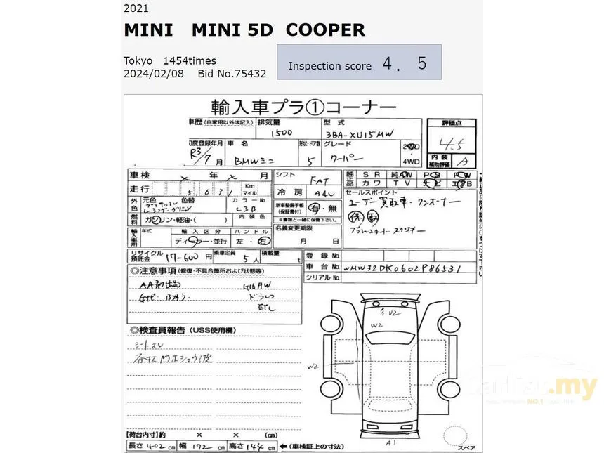 2021 MINI 5 Door Cooper Hatchback