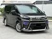 Used 2017 Toyota Vellfire 2.5 Z MPV (A) FACELIFT LIMITED EDITION COMES WITH SUNROOF