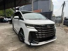 2024 Toyota Vellfire 2.4 Z Premier MPV GRADE 5/A FULL SPEC ORIGINAL BODYKIT/SUNROOF/AUTO SIDE STEP/360 CAMERA/HUD/DIM/BSM/BROWN INTERIOR UNREGISTERED