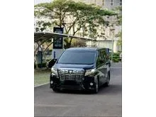 2017 Toyota Alphard 2.5 G MPV Black on Beige Odo 90 Rb (TERMURAH)