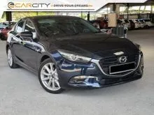 2019 Mazda 3 2.0 SKYACTIV-G High Sedan WARRANTY FULL SERVICE LOW MILEAGE 46K REVERSE CAMERA LEATEHR SEAT