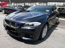 TRUE YEAR MADE 2013 NO SST FREE 1 YEAR WARRANTY BMW 528i 2.0 M Sport Local Mil 58000 km only Full Service with Ingress