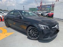 2018 Mercedes-Benz C300 2.0 AMG Pre-Owned with warranty, free touch & go, 3 time lubricant service