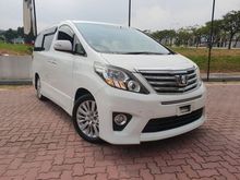 2012 Toyota Alphard 2.4 SC HOME THEATRE 4 CAMERA Provide Warranty