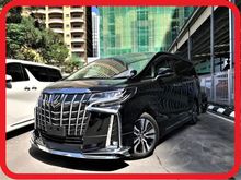 2018 Toyota Alphard 2.5 G S C Package MPV MODELLISTA BODYKIT ANDROID PLAYER ROOF MONITOR 3 EYE LED HEADLAMP SUNROOF MOONROOF POWERBOOT