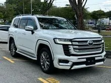 2022 BLACK INT DIESEL TWIN TURBO MODELLISTA BODYKIT 360CAM REAR ENTERTAINMENT JBL BSM PRE CRASH Toyota Land Cruiser 3.3 ZX UNREG