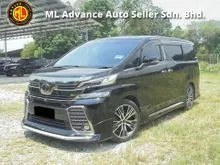 2016 Toyota Vellfire 3.5 ZA G Edition MPV AH30 Facelift Modellista JBL HomeTheater 2Powerdoor Powerboot Sunroof Moonroof PilotSeat LikeNEW Reg.2017