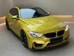 Used 2015 BMW M4 3.0 Coupe Gold/Yellow