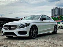 AMG LED RED INTERIOR REVERSE CAMERA 2017 Mercedes-Benz C200 2.0 AMG COUPE 2DOORS