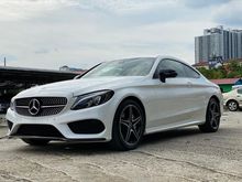 AMG LED RED INTERIOR REVERSE CAMERA 2017 Mercedes-Benz C200 2.0 AMG COUPE 2DOORS