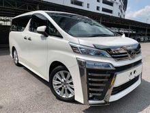 2018 TOYOTA VELLFIRE 2.5 ZA EDITION , PRE-CRASH WITH PANORAMIC ROOF