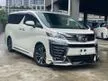 Recon 2019 Toyota Vellfire 2.5 ZG Edition MPV MODELLISTA KIT SUNROOF DIM BSM UNREG