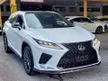 Recon 2022 Lexus RX300 2.0 F Sport SUV MANY UNITS READY STOCK RX 300 4CAMERA PROOF SROOF ANDROID AUTO APPLE CAR PLAY SAFETY PLUS BSM PKSB STOCK UNREGISTER