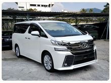 2015 (UNREG) Toyota Vellfire 2.5 ZA JBL x 17 SPEAKERS**REAR ENTERTAINMENT**7 SEATER**FULL SPEC**SPECIAL OFFER