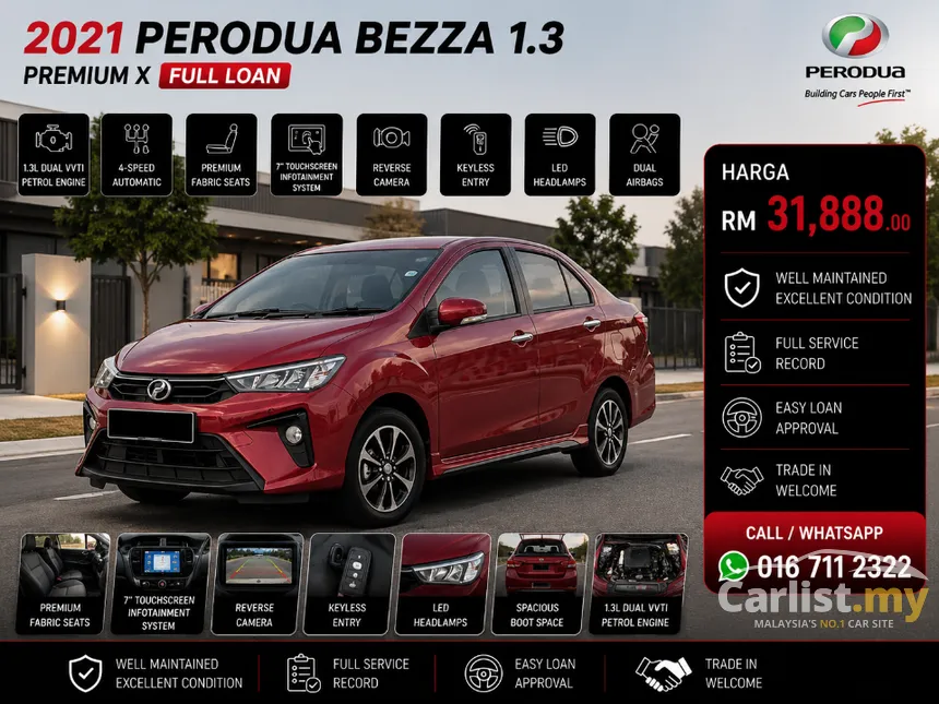 2021 Perodua Bezza X Sedan