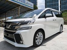 *5 STARS CONDITION *LOWEST PRICE FROM NOW !!! 2015 Toyota Vellfire 2.5 Z A Edition MPV