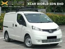 2017 Nissan NV200 1.6 Panel Van (M) *30 UNIT TO CHOOSE * 1YEAR WARRANTY *GUARANTEE No Accident*No Total Lost*No Flood*
