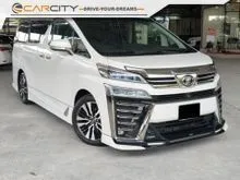 2019 Toyota Vellfire 3.5 ZG MPV COME WITH WARRANTY SURROUNDING REVERSE CAMERA ELECTRIC PILOT SEAT POWERBOOT POWERDOOR STEERING WHEEL CONTROL