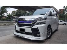 Toyota Vellfire 3.5,1 YEAR WARRANTY, MODELLISTA SPEC, 2012, FACELIFT MODEL,PILOT SEATS,2 POWER DOORS,SUN MOON ROOF,POWER BOOT,DVD PLAYER,1 DATO OWNER
