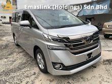 2017 Toyota Vellfire 2.5 X 8seather 360view Power Boot LED Light 2Power Door Pre Crash System Push Start 7G