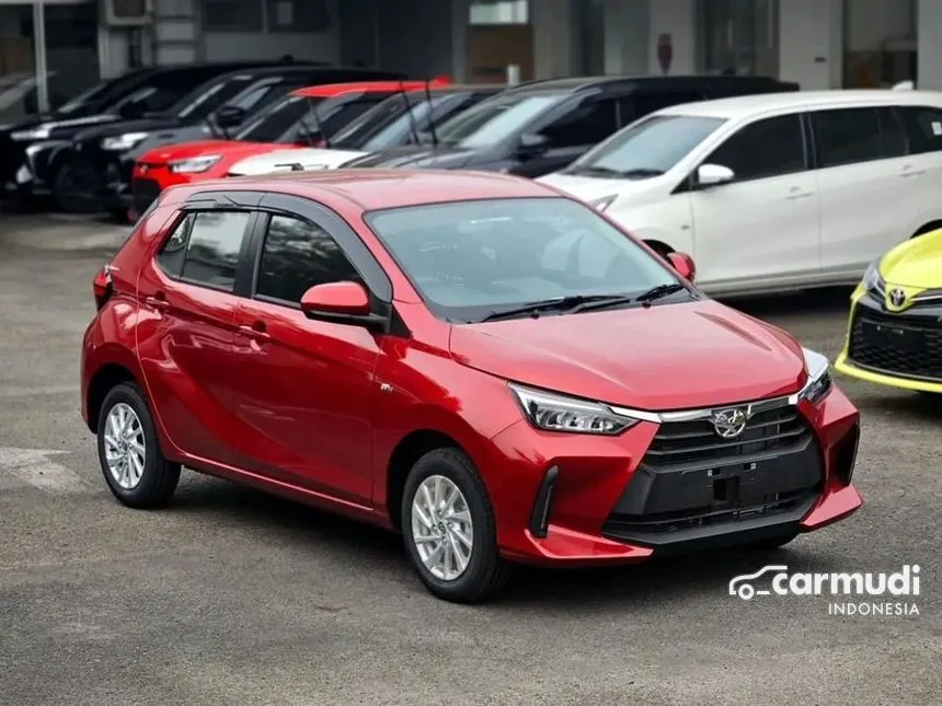 Jual Mobil Toyota Agya 2024 G 1.2 di DKI Jakarta Manual Hatchback Marun Rp 160.400.000