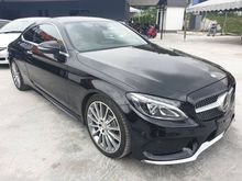 BESTDEAL C180 COUPE AMG Black RedInterior HUD Sunroof RareUnit - 5 YEARS WARRANTY