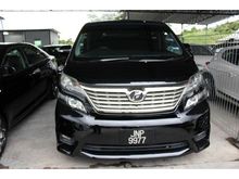 2011 Toyota Vellfire 2.4 Z Platinum MPV -- WELL MAINTAINED --