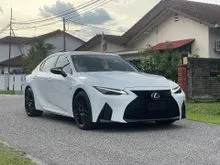 [25K KM] 2021 Lexus IS 300 2.0 F Sport MODE BLACK LOW MILEAGE FULL SPEC