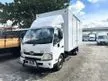 Used 2018 Hino XZU720R 3 Ton 17 Feet Box Bonded 7500KG Lorry