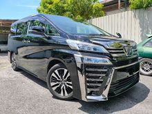 2018 Toyota Vellfire 2.5 ZG Facelift 3 LED Pre Crash LTA Leather PB Unregister Offer for sale