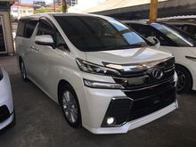 2015 Toyota Vellfire 2.5 Z Edition MPV SUNROOF ( 1 YEAR WARRANTY )