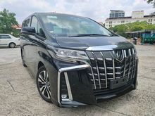2019 Toyota Alphard 2.5 SC,FULL SPEC,JBL,4 CAM,LEATHER,SUNROOF,DIN,PRE CRASH,3 LED LIGHT,19 UNREG