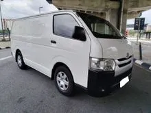 2018 Toyota HIACE 2.5 (M) Panel Van