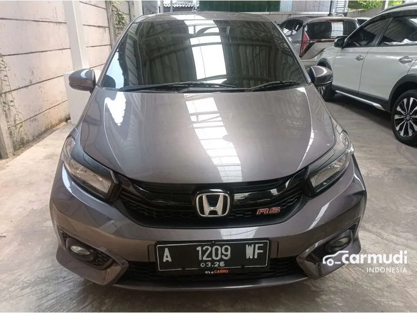 Jual Mobil Honda Brio 2021 RS 1.2 di Banten Manual Hatchback Abu