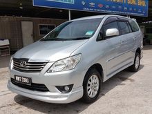 2012 Toyota Innova 2.0 G MPV, Full Spec, Service Record, One Lady Owner, BodyKit, Must View