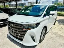 2024 Toyota Alphard 2.5 Z 7-Seater Sunroof Dim 9k Mileage Free 8 Year Warranty